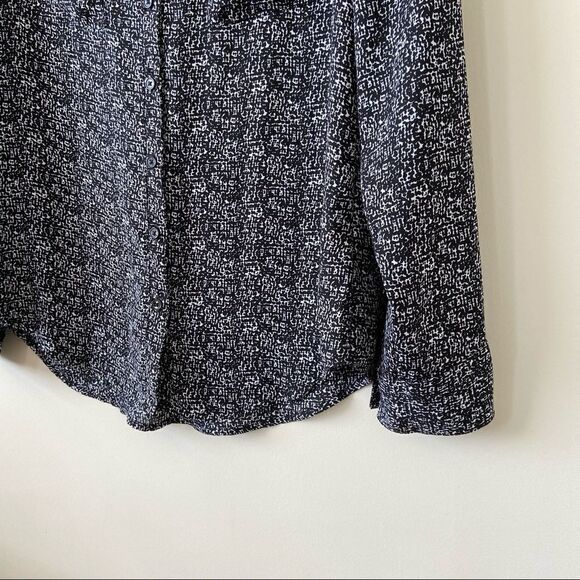 Express-portofino black & white button down - Picture 3 of 7